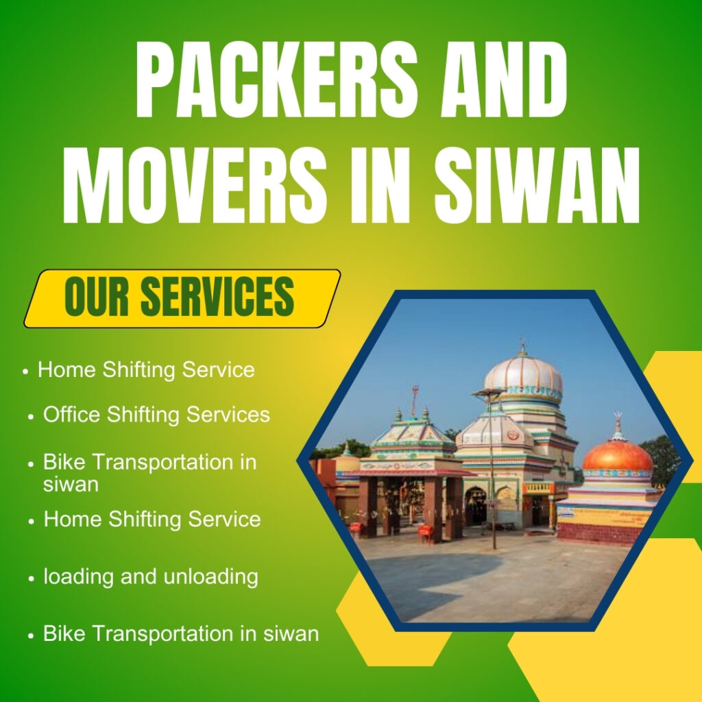 packers and movers in siwan